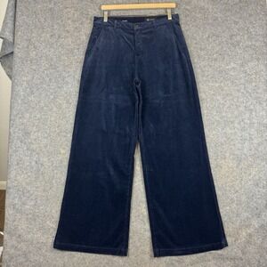 Adriano Goldschmied Pants 32x32 Stella Low Slung Palazzo Corduroy Wide Leg Flare